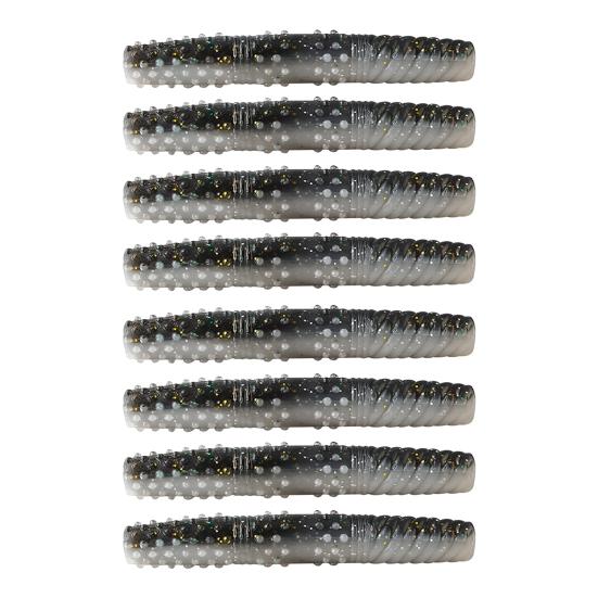 

8 шт. Плавающие черви Приманки для ловли окуня Реалистичный вид Яркие цвета Многоразовые приманки для рыбалки на открытом воздухе Мягкие приманки