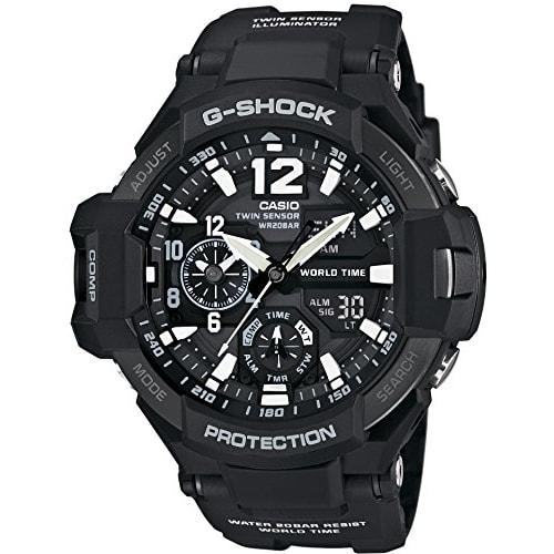 

Часы Casio G-Shock GRAVITYMASTER GA-1100-1AJF Мужские Черные