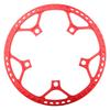   53T CNC Aluminum Alloy Mountain Bike Single Crank Chain   Repair Parts (Black)