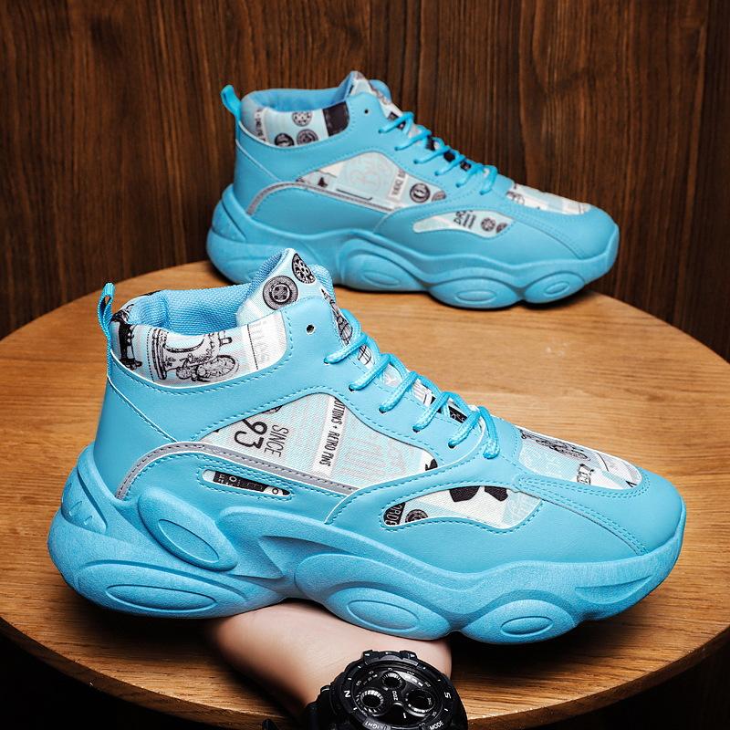 

Модная мужская обувь Кроссовки Мужские теннисные туфли Роскошная обувь Мужская повседневная обувь Кроссовки для бега Модные мокасины Кроссовки для мужчин 39 синий