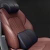 Interior Cushions Headrests Car Neck Guards Seat Backrests Leather Lumbar Pads Car Lumbar Pads Memory Foam Soft and Comfortable