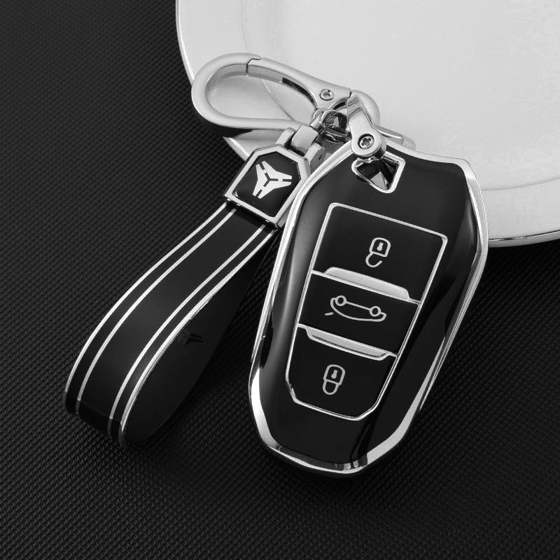 For Peugeot 2008 3008 4008 5008 308 408 508 Citroen C1 C2 C4 C6 C3-XR Picasso Grand DS3 DS5 Key Case Cover Shell Protector