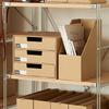 Kraft Paper Desk File Organizer Box