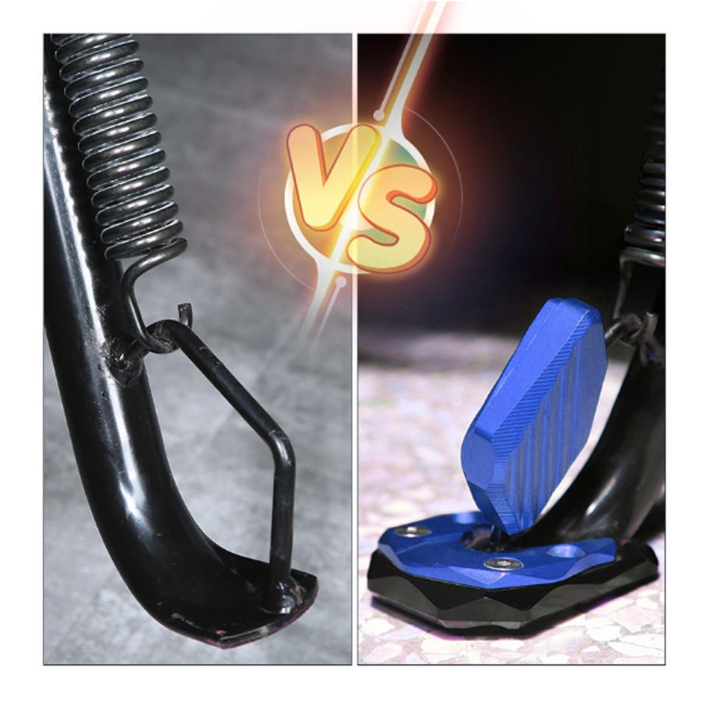Motorcycle Kickstand Extension Plate Aluminum Alloy Stable Support Secure Footing for XMAX 125 250 300