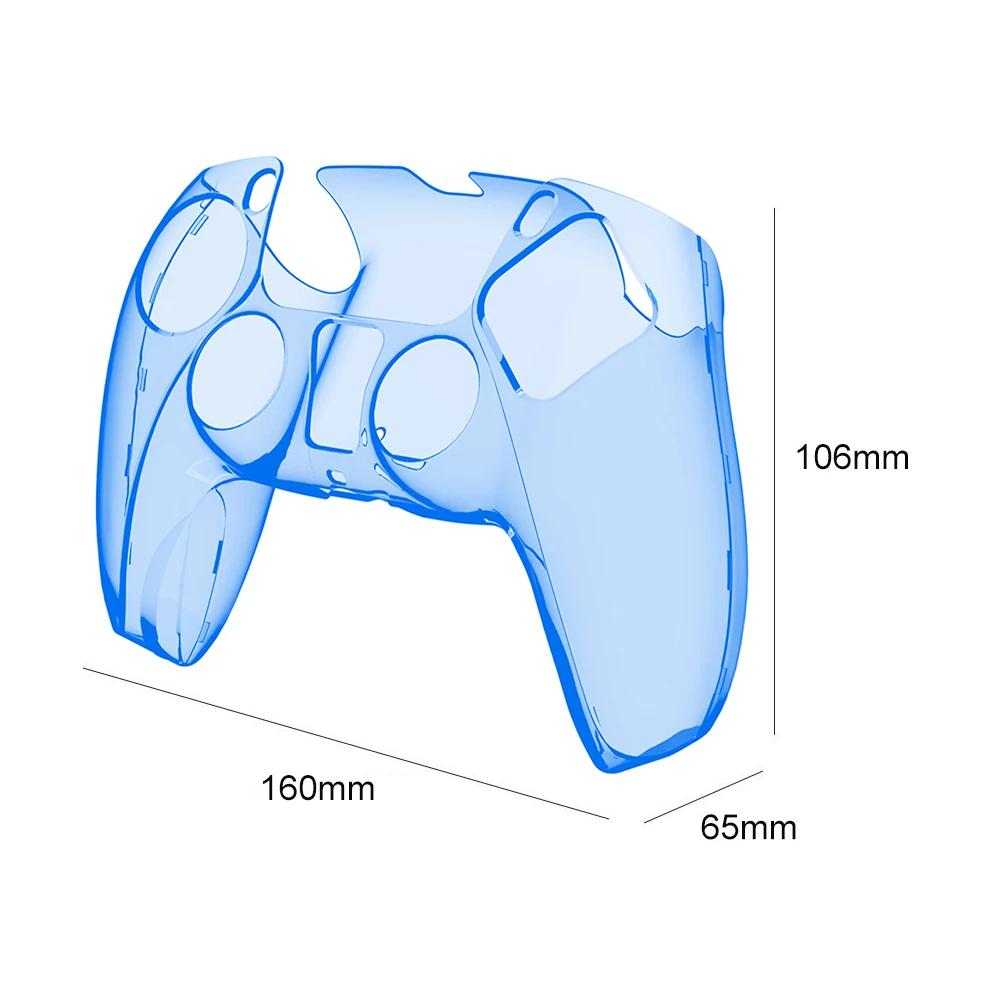 Electronic Machine Accessories Clear PC Cover Ultra Slim Protector Case for PS5 Controller for PS5 DualSense