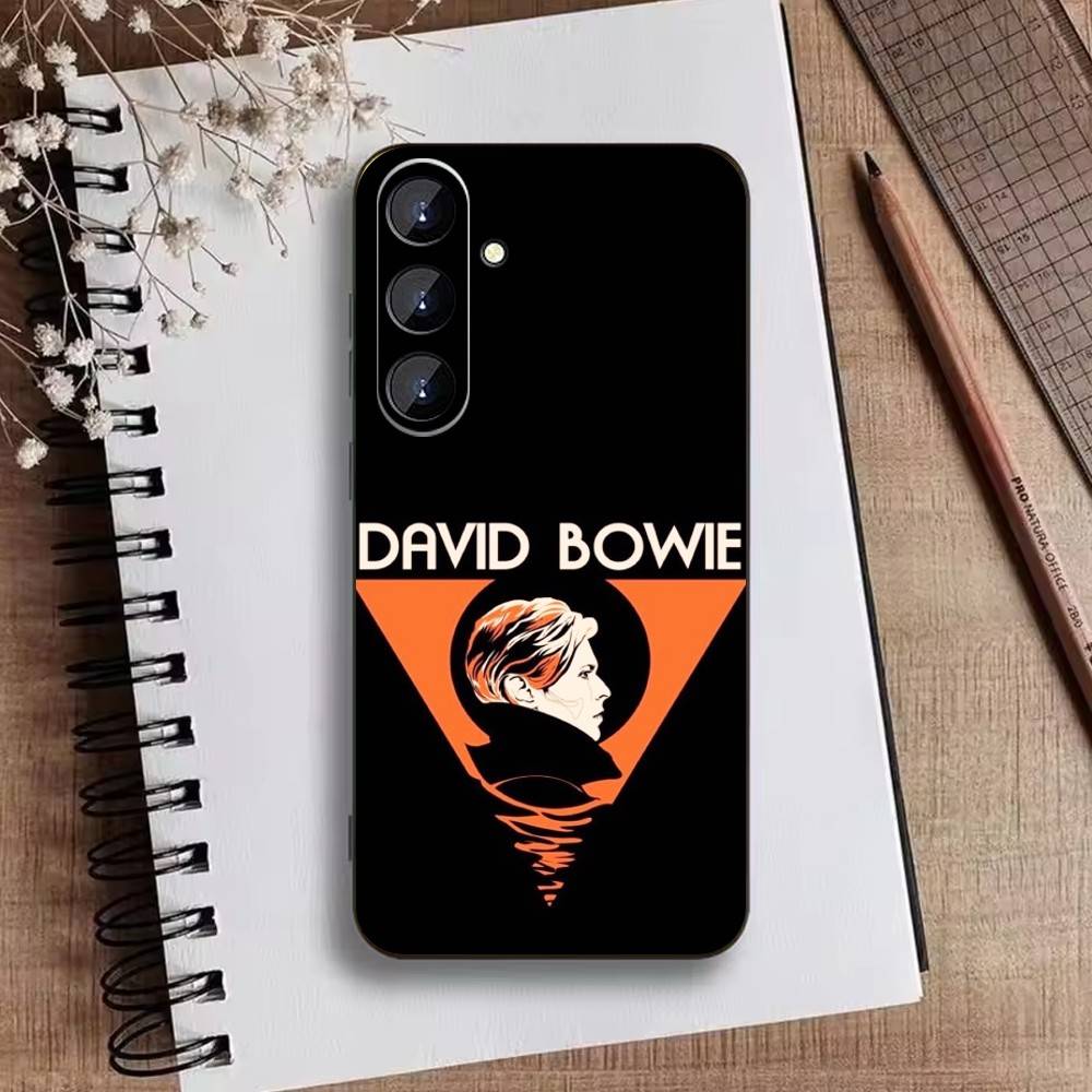 Singer S-David B-Bowie Phone Case For Samsung Galaxy A73,A21s,A22,A31,A52,A53,A71,A41Soft Black Shell