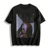 Jujutsu Kaisen Choso Dark Style Printed T-shirt Men's Loose Casual Trendy Streetwear Top Pure Cotton T-shirt