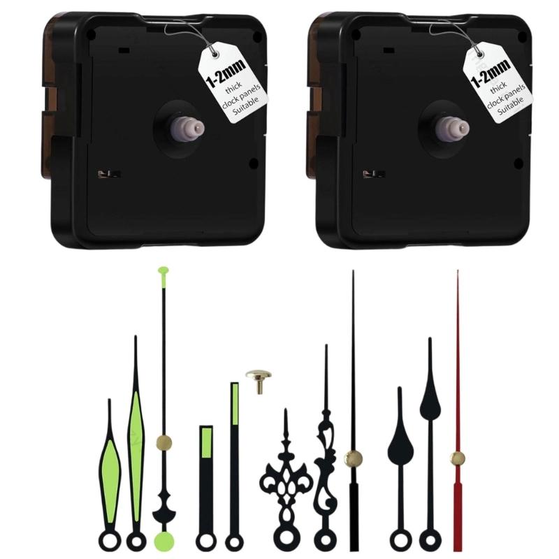 Silents Clock Mechanism Replacement Kits, Battery Operated Clock Movement Parts with Clock Hand DIY Clock Repair Parts