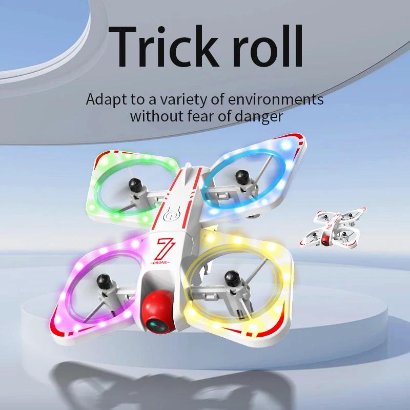 Ufo Rc Drone Toy Cz07 Mini Dronwifi Fpv Drones with 4K Camera Hd Aerial Photography Aircraft Led Plane Remote Control Helicopter