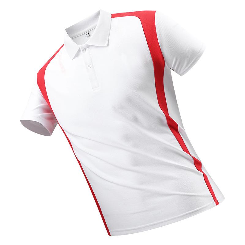 Chinese Team Sportswear: Lapel Short Sleeve Polo & Long Pants Set for Martial Arts Coaches