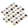 40Pcs Iron On Patches Rhinestones Star Pattern Delicate Decorative Cloth Patches 4 X 4cm