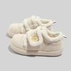 Milk white velvet Velcro board shoes women's autumn and winter new versatile niche wool cotton shoes sports