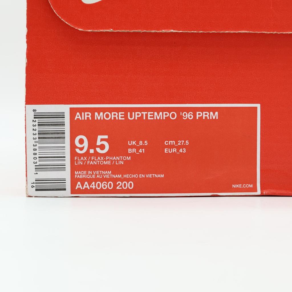 AA4060-200 Nike Air More Uptempo 96 Premium Flax (de los hombres)