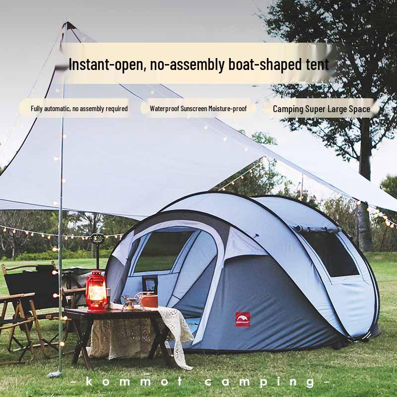 KOMMOT Mu Che Miao Automatic Rainproof Camping Tent