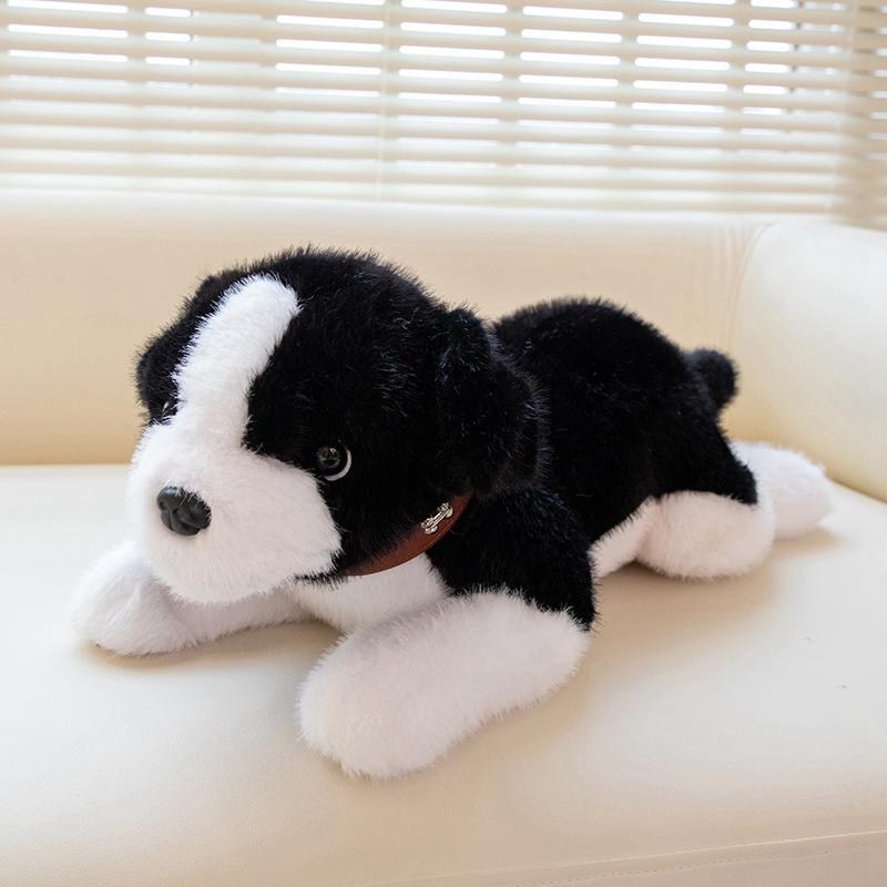4060Cm Cartoon Hoge Kwaliteit Liggende Hond Pluche Pop Kussen Schattige Husky Golden Beagle Pluche Speelgoed Huisdecoratie Cadeau Voor Jongens En Meisjes about 40cm