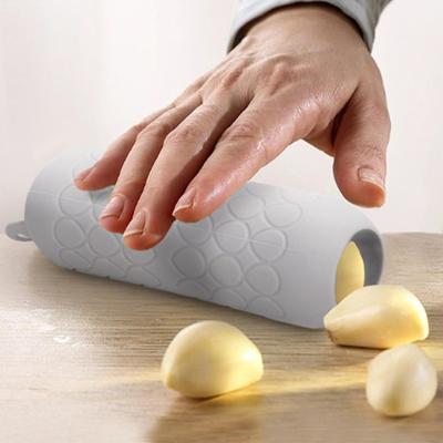 Éplucheur d'ail en silicone Facile Utile Outils de cuisine Fruits Légumes Tube Éplucheur d'ail Tube Rouleau Retireur de peau d'ail Ail