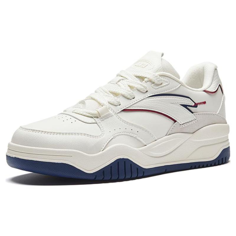 Anta Wave 3 Breathable Low top Skateboard Shoes Men's White Blue Sneakers 912538003F-6