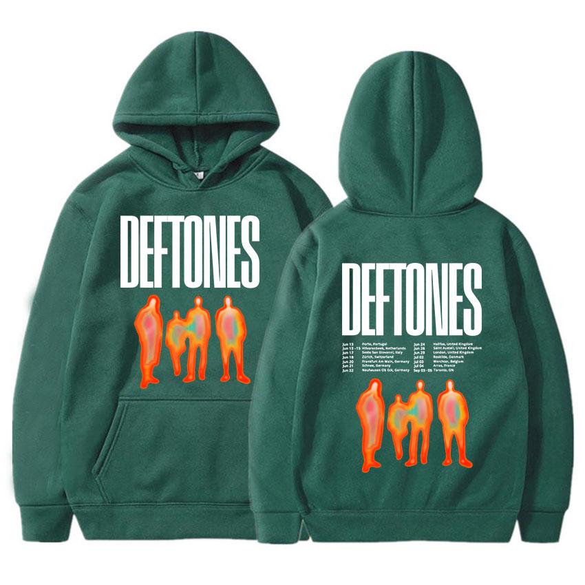 Deftones Tour Printing Hoodies Ropa Hombre Sudaderas Hooded Long Sleeve Men Women Sweatshirts Fashion Unisex Hoodie