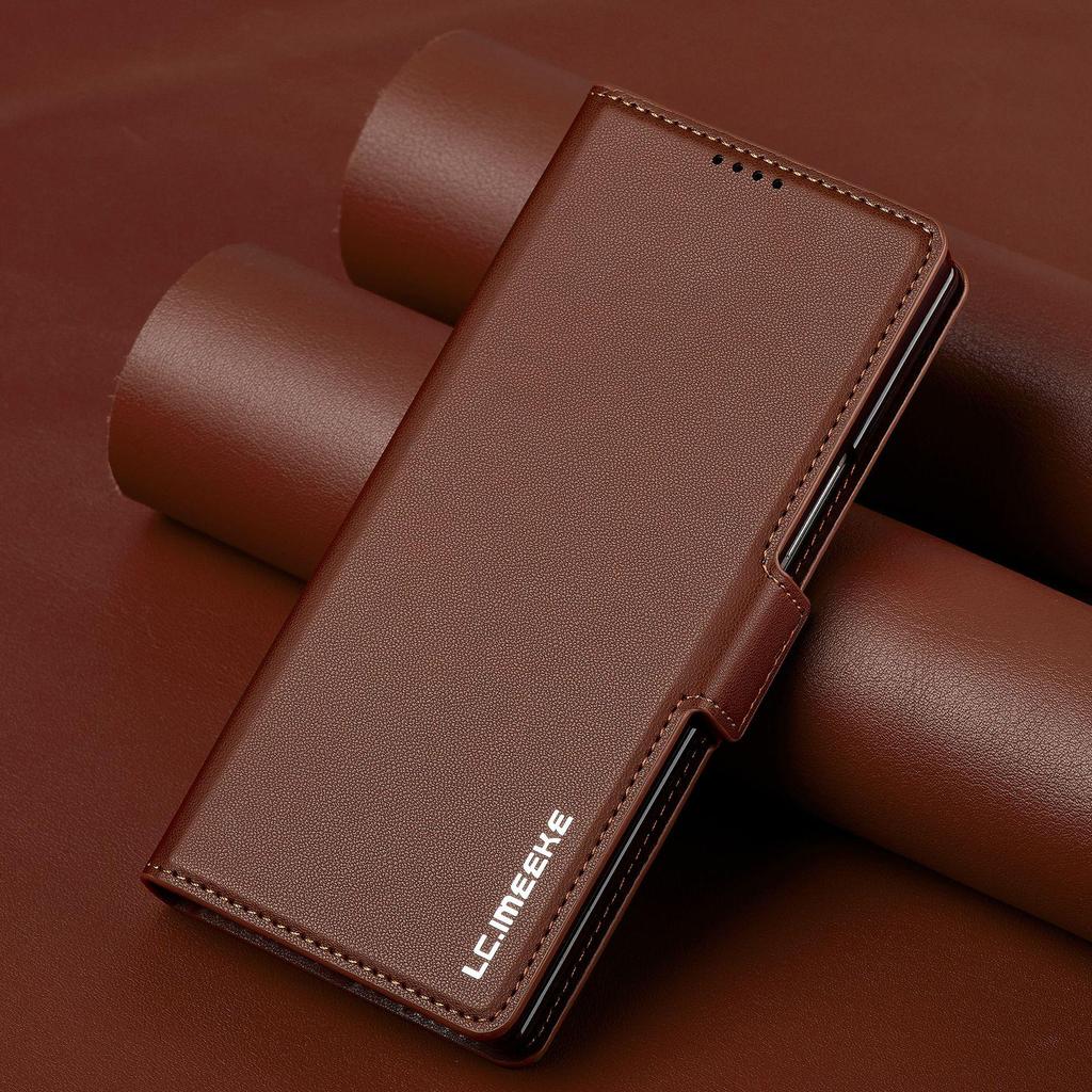 Compatible Galaxy Z Fold7/6/5/4 Leather Wallet Phone Case