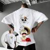 One Piece Anime Luffy Ace Straw Hat Pirates Graphic T Shirt Men Women 2026 Summer Short Sleeve Tee Vintage Streetwear Casual Top