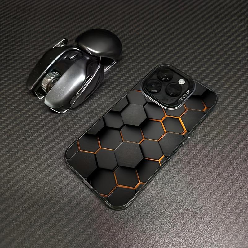 Honeycomb pattern technology pattern phone case suitable for iPhone 17 16 15 14 13 12 11 Pro/Max/Plus anti drop and shockproof