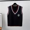 New  Japanese Preppy Pullover JK Sweater Loose Casual Long Sleeves Student Long-sleeved Knit V-neck Pullover School Uniform
