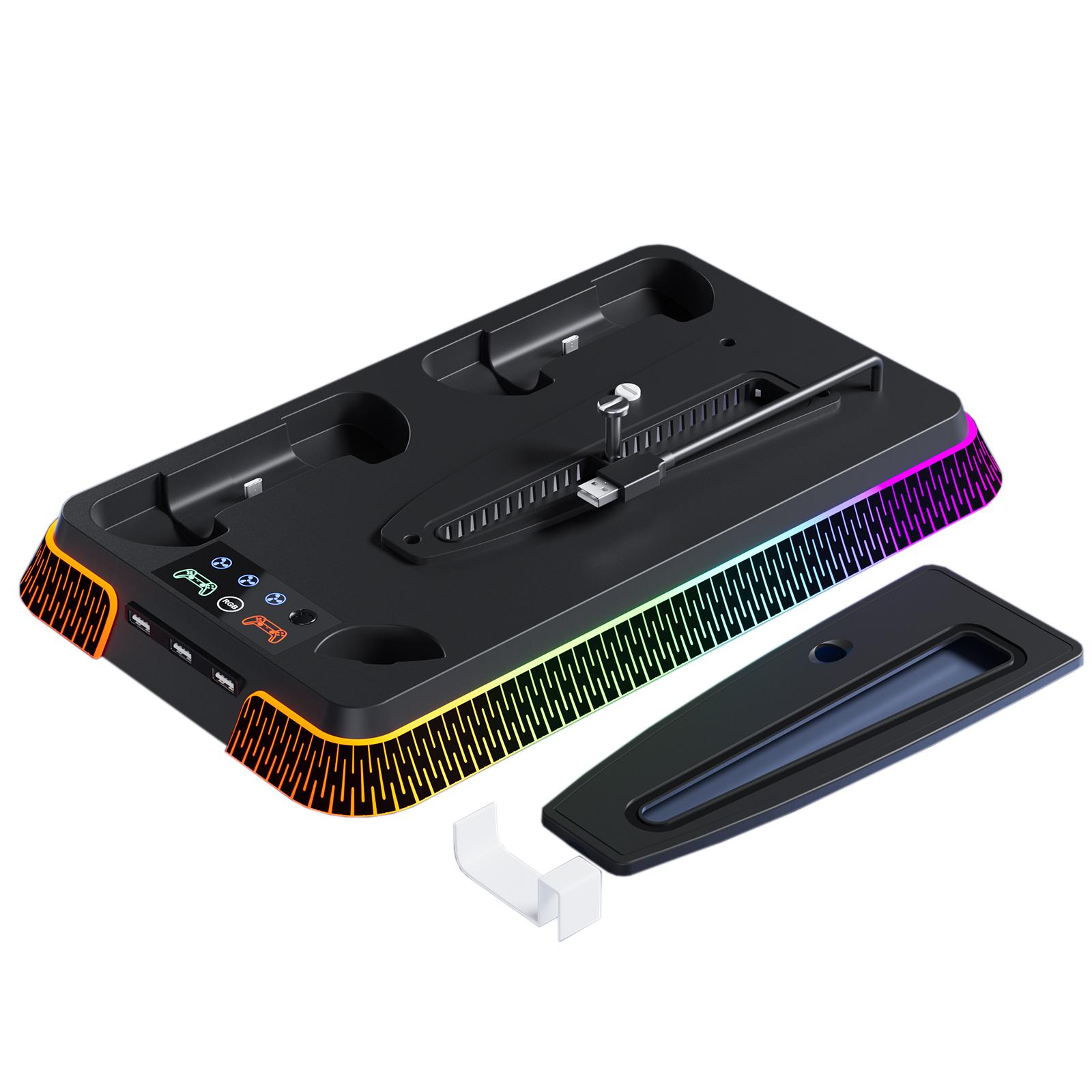 Multi-Functional Vertical RGB Cooling Stand for