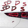 3D S SD Emblem Metal Car Side Badge Decoration Rear Trunk Sticker For Mini Cooper S R56 JCW Clubman Countryman R55 R56 R60 R61