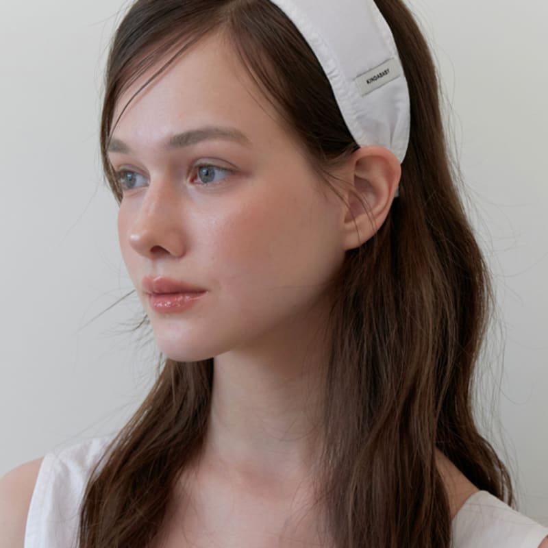 

KINDABABY ежедневная базовая широкая повязка на голову - белая white