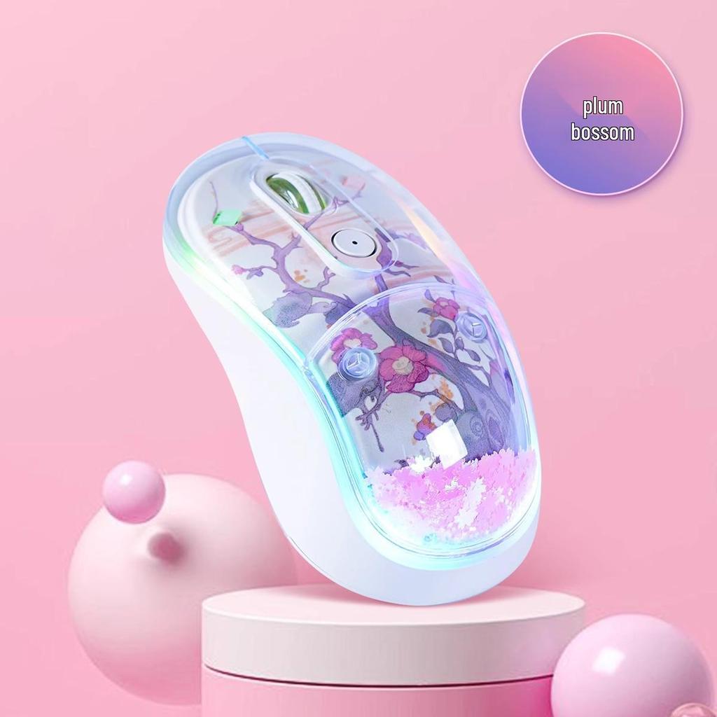 BENWIS Silent Colorful Dual-Mode Ergonomic Wireless Bluetooth Gaming Mouse with Rechargeable Battery