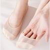 Spring and Summer Mesh Half Palm Socks Thin Sponge Cushion Garter Socks Invisible Non-slip Socks
