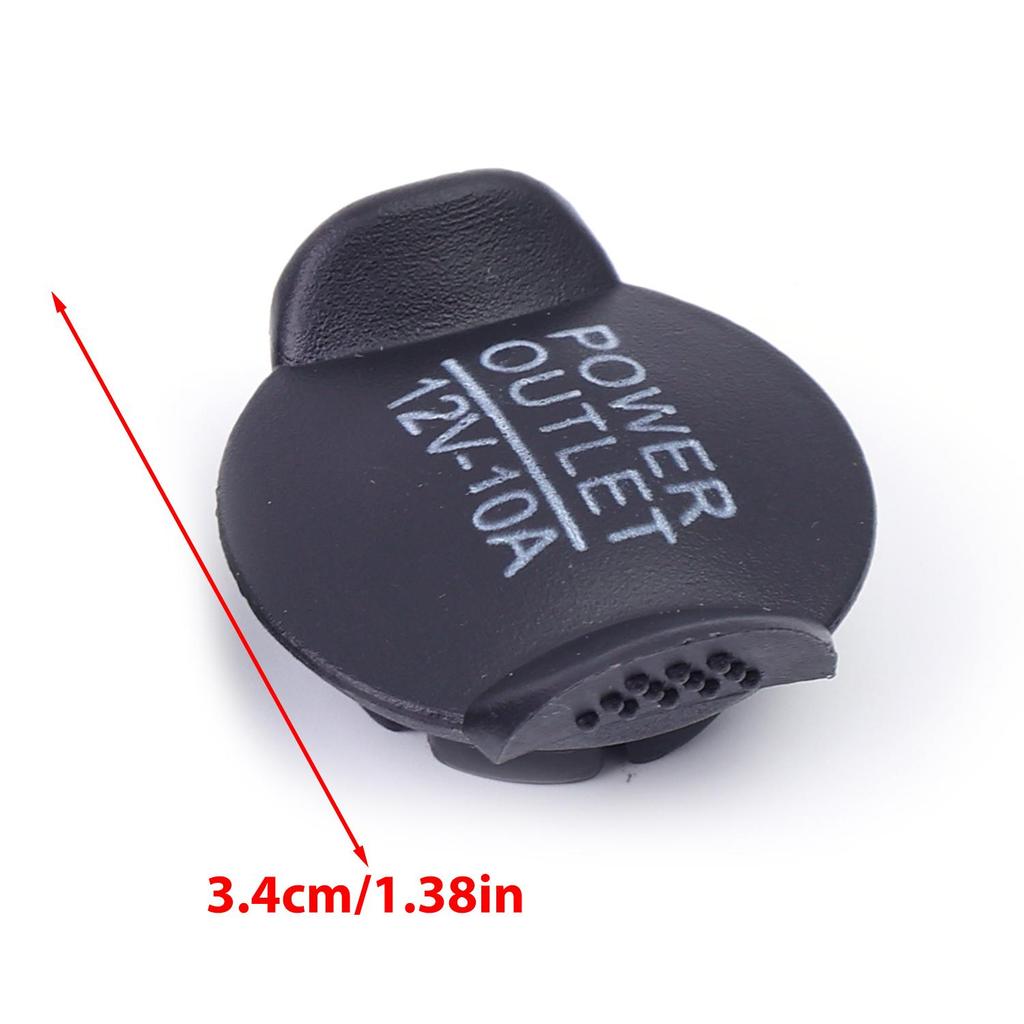 Car Cigarette Lighter Port Dust Cover Cap Protective Plug Decorative Lid for Ford Interior Accessories Auto Trim Replacement