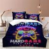 3D Gamepad Bedding Set Print Boy Girl Duvet Cover Pillow Case 2/3 Piece Home Bedroom Pack Holiday Gifts