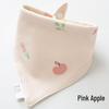 Pure Cotton Baby Drool Bib: Double-Layer Triangle Scarf with Snap Closure, Anti-Spit Up for Newborns