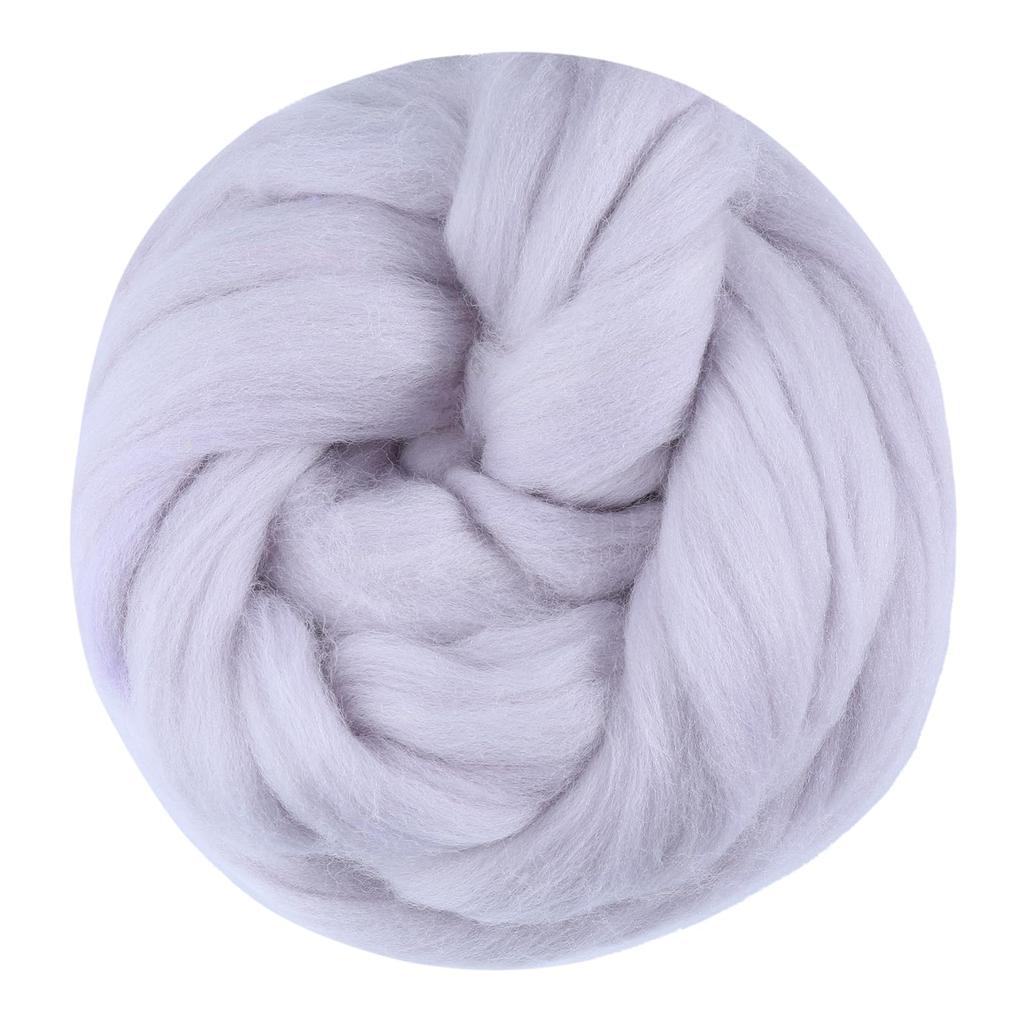 Fenrry 100g Yün Roving İplik Elyaf Roving Yün Üstü Yün Keçe Malzemeleri Saf Yün Kalın İplik Eğirme Kendin Yap El Eğirmesi için