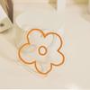 Acrylic Korean Style Flower Coaster Transparent Coaster Non-Slip Kitchen Accessories Mat Cup Bar Mug Cartoon Animal Drink Pads