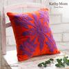Cathy Mum Island Style Towel Cushion 23903501, Hawaiian Quilt Pattern, Hale Hawaii Series, Women's, Talopatch Orange [E], Approx. 31cm W x 31cm H