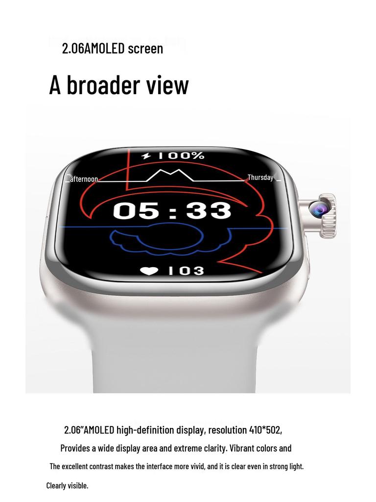 M9U Second Gen Student Smartwatch & SIM Phone with Morse Code