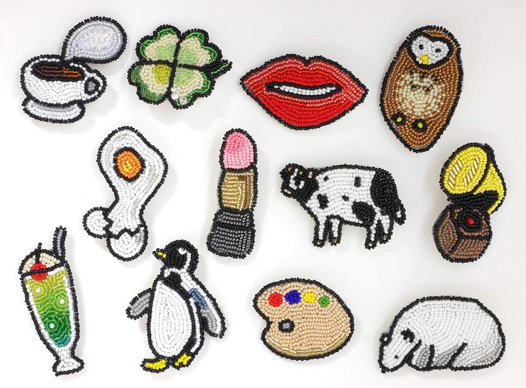 MIYUKI Beads Kit, Bead Embroidery Brooch Kit, Sleepy Owl BFK-580