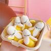 Playful Banana Keychain Toy Soft Plush Keyring Colorful Key Chain Accessories for Women and Men Car Interior Decoration