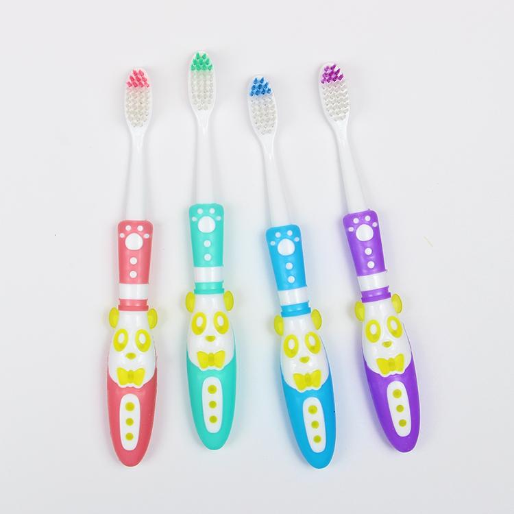 Adorabile Paperella Rimbalzante a Cartone Animato Spazzolino da Denti Setole Super Morbide per Bambini
