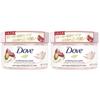 Dove Creamy Scrub Pomegranate Shea Butter 298g Set of 2 &