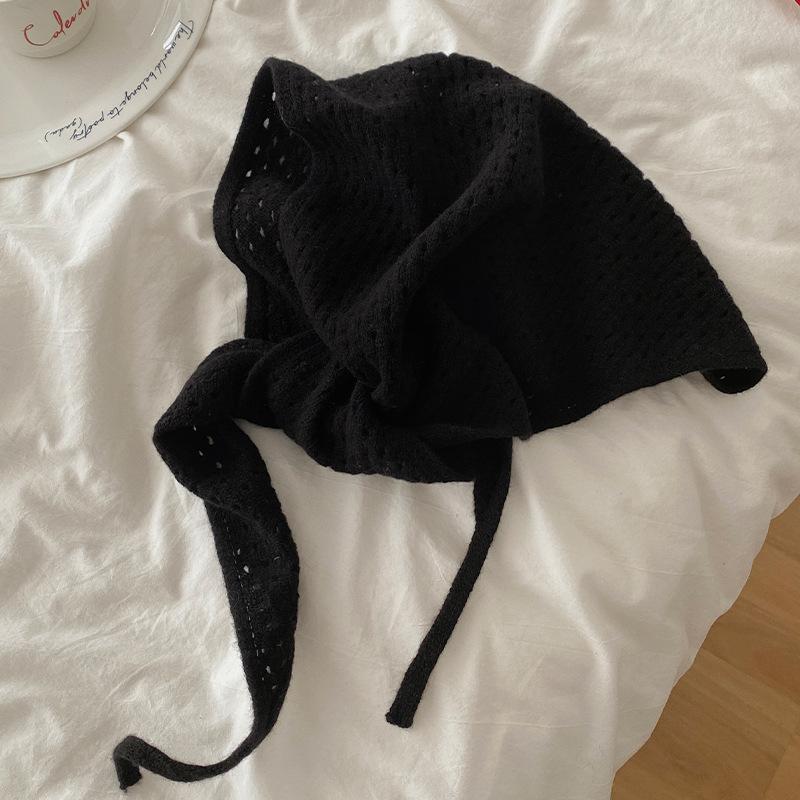 New Autumn and Winter Warm and Versatile Knitted Scarf Triangular Scarf Fashionable and High End Women's Warm Scarf