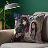 Anime H-Heaven Official'S B-Blessing Bl Pillow Case Anti-Dustmite Pillowcase Invisible Zipper Silky Short Plush Sofa Cushion Cov