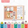 1PC 30x40cm Message Cork Board with Wood Frame Combination Bulletin Magnetic Marker Whiteboard And Drawing Board for Home Office