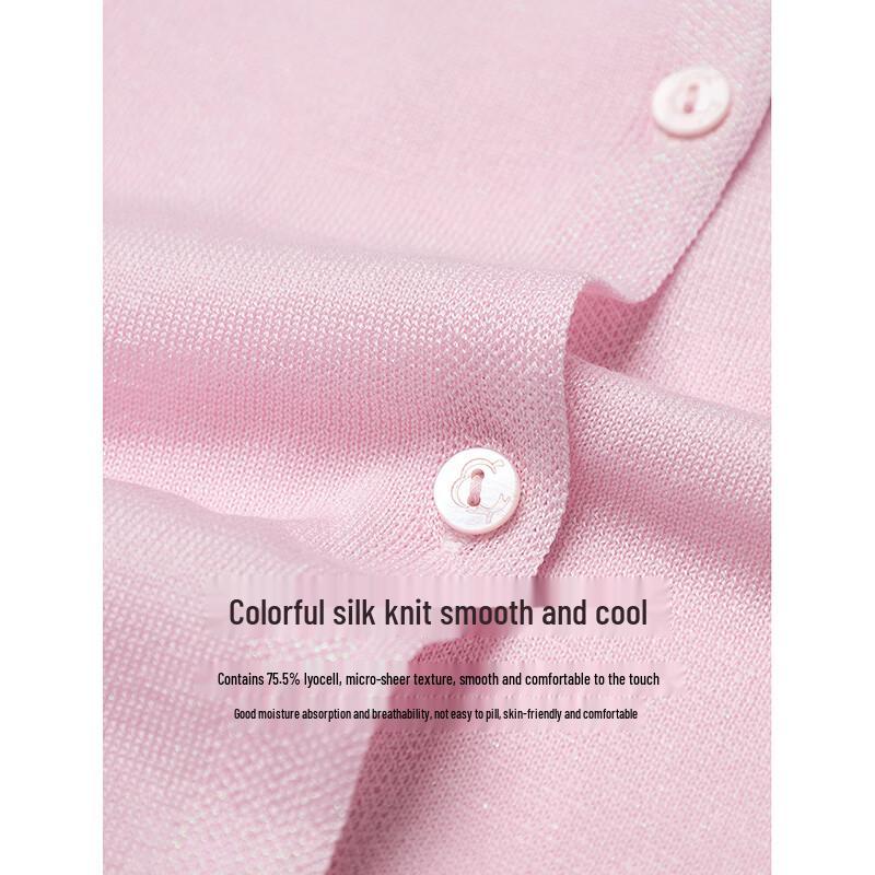 Inman 2025 Summer Women's Sheer Knit Long-Sleeve Cardigan