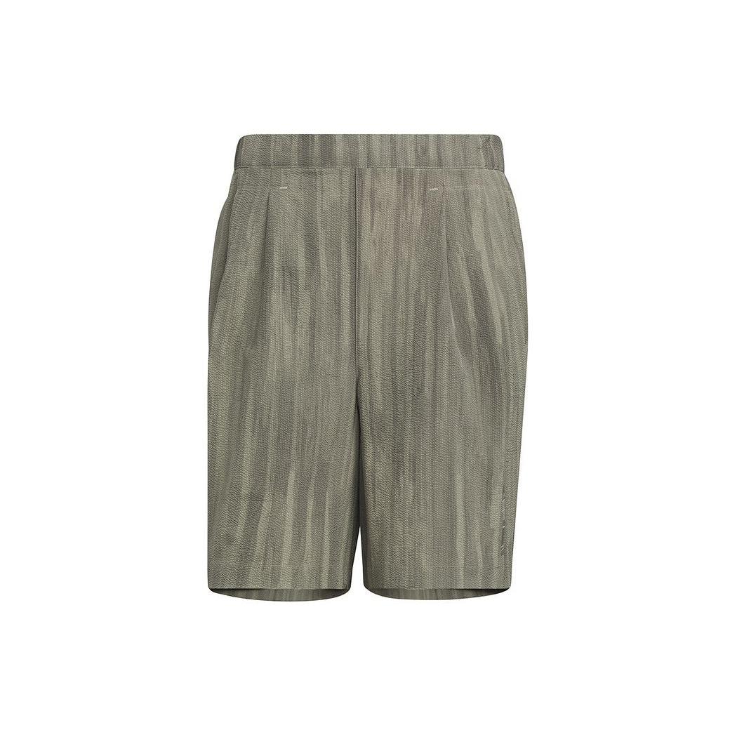 adidas WUJI Seersucker Shorts Asia Sizing  Green  Men s IX4298 M