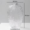 Modern Hammered Bell Glass Flower Vase