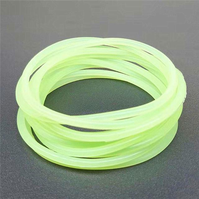 

10шт силіконовий браслет солодкого кольору Еластичні гумки для волосся Унісекс Браслет Гумка Петля для волосся Гумки для волосся Браслети Подарунки колір зеленого яблука