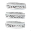 3Pcs Decorative Beaded Candle Tray Small Plate for Kitchen Home Decor